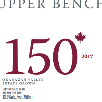 150 – Our New Merlot in Honour of Canada’s 150th Birthday