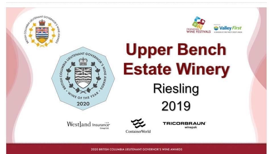 2019 Riesling Wins “Wine of the Year” at BC Lieutenant Governor’s Awards
